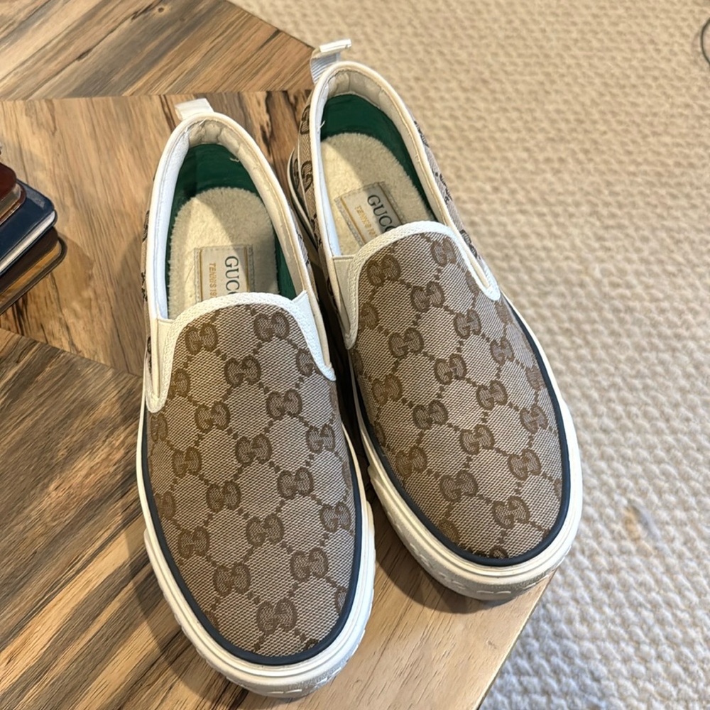 Gucci tennis slip-on